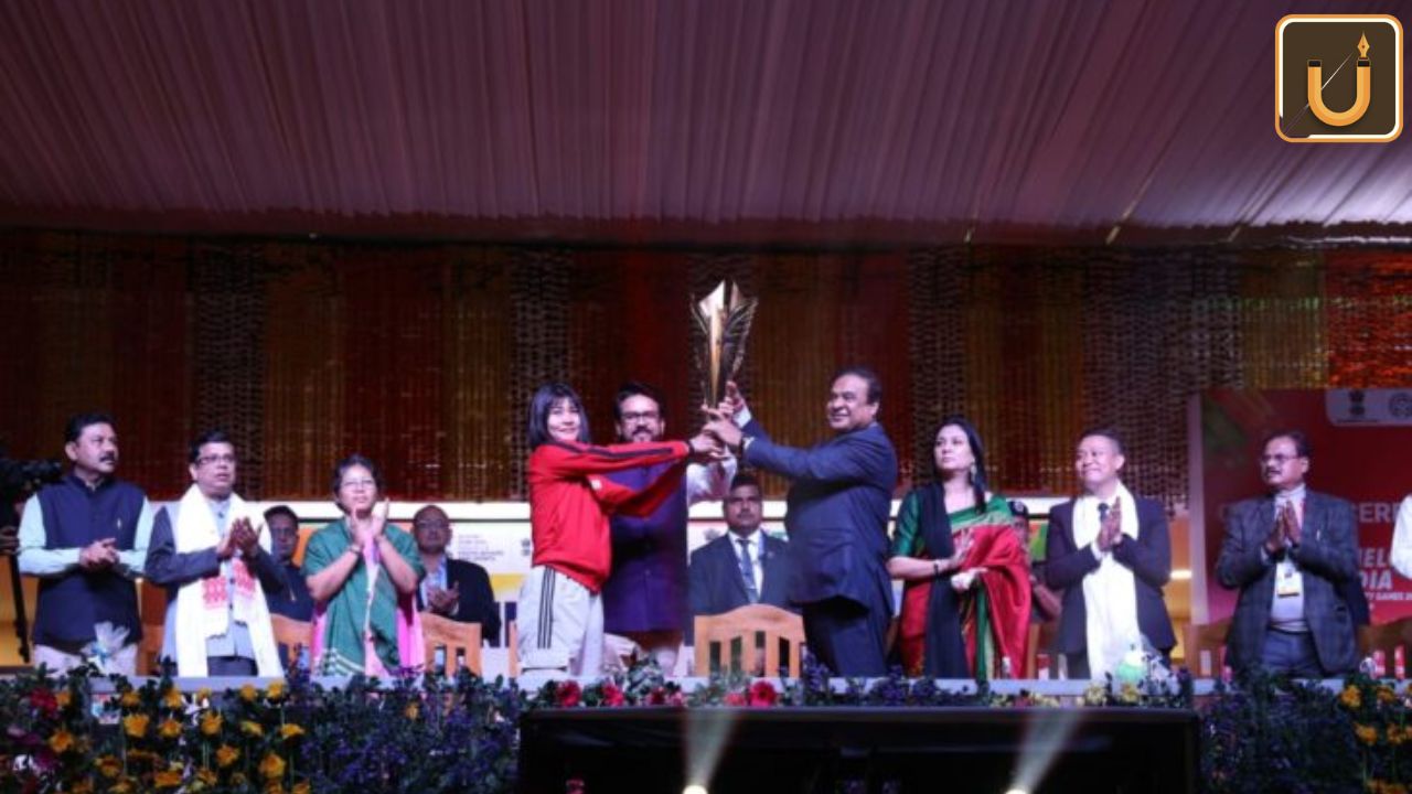 Usthadian Academy / Anurag Singh Thakur Launched Khelo India University Games In Guwahati Usthadian Academy / Anurag Singh Thakur Launched Khelo India University Games In Guwahati